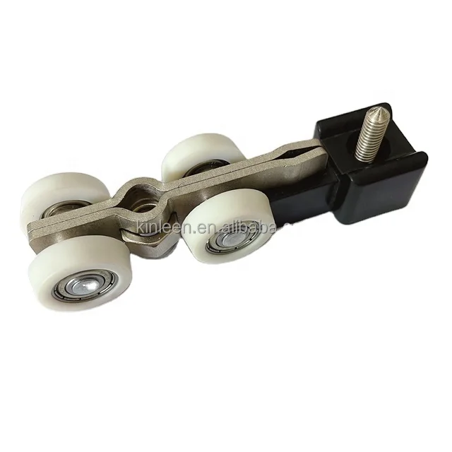 Зеркало раздвижные двери ролик ПВХ из нержавеющей стали колеса