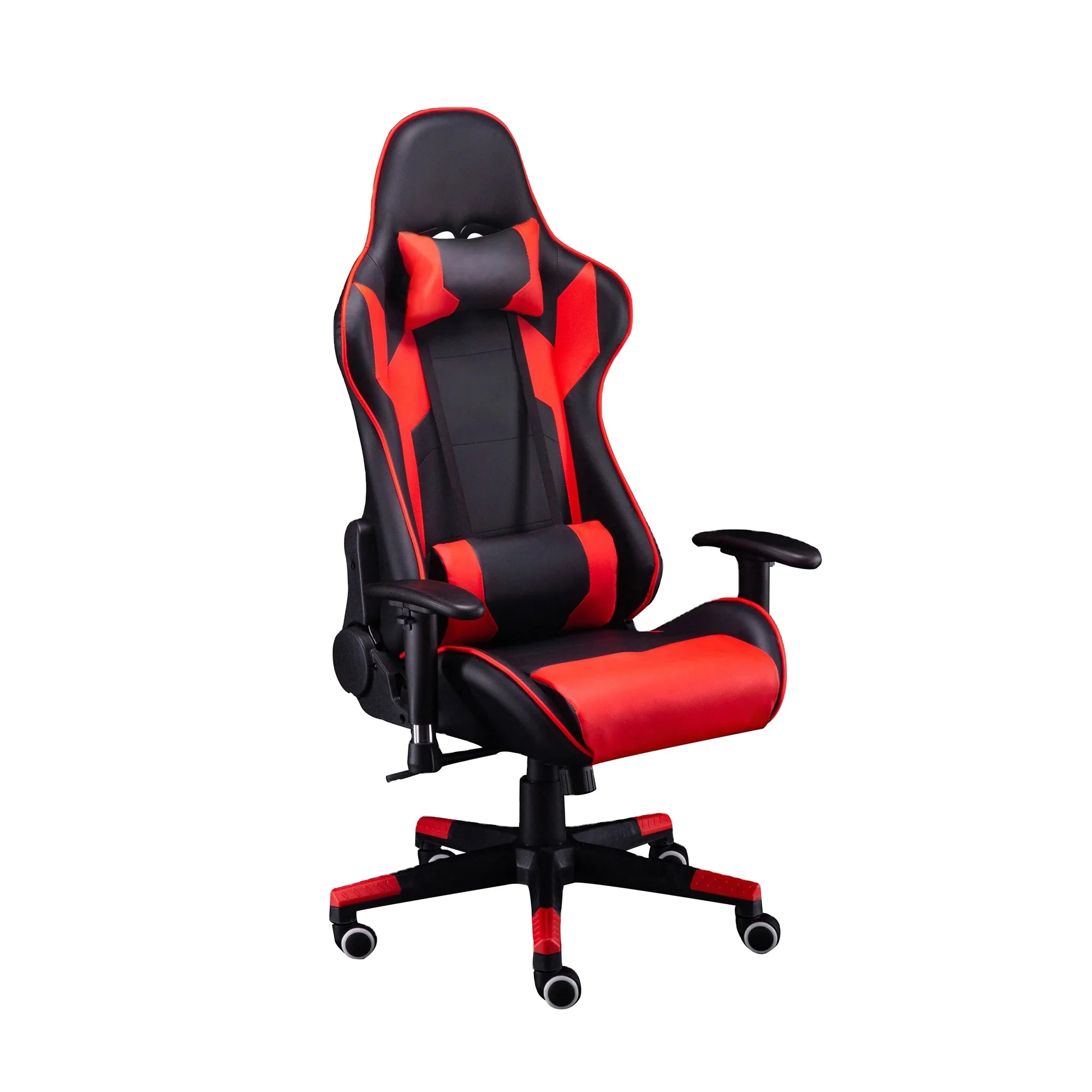Computer Silla PC Gamer Cadeira Ergonomic Modern Office Silla Gamers Black and Red Luxurious Leather Gaming Chair