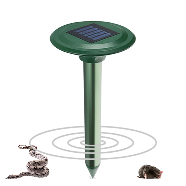 Outdoor Garden Frequency Conversion Snake Repellent Ultrasonic Solar Mole Rodent Gopher Repeller