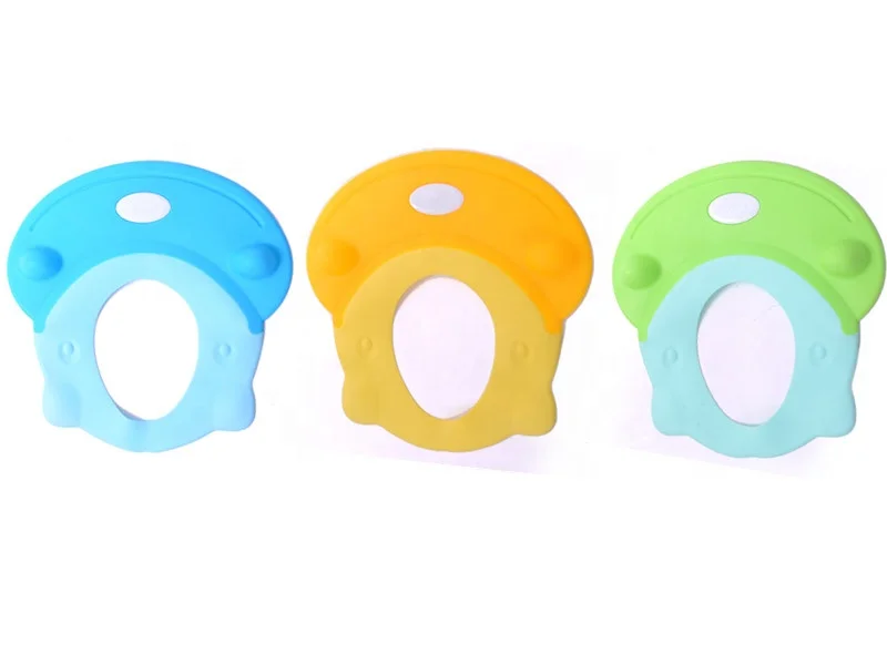 Baby Bath Wash Shower Shampoo  Cap Adjustable Soft Silica Bathing tub Head Hair Rinser hat Protection Kid and Toddler