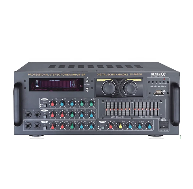 Wholesale 80W USB SD Harga Power Amplifier with High Quality AV-808FM Amplifier