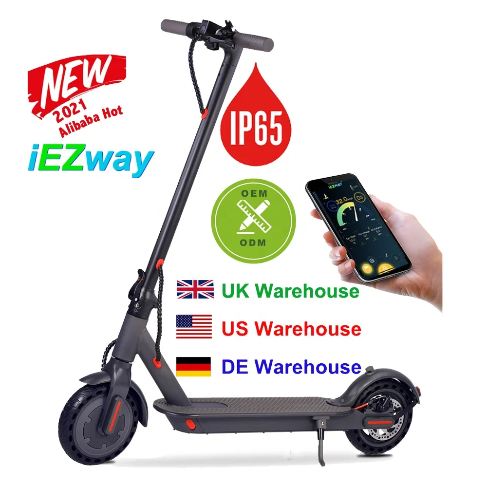  2021 Популярные EU/US/UK складские запасы Перевозка груза падения M365 iezway профессиональный самокат 10.5ah 36v 350w дешевые электрические