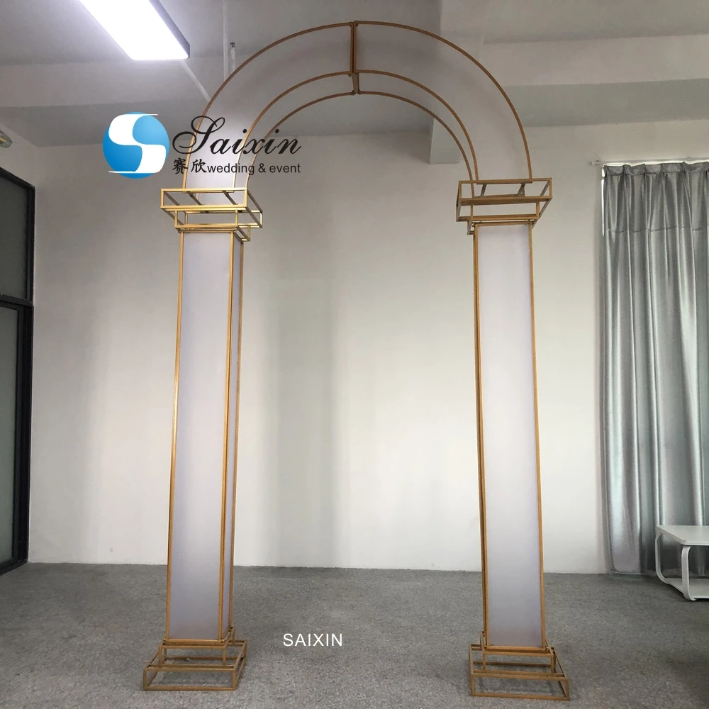 ZT-B009 large wedding stage backdrop design arch designs