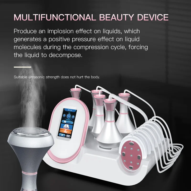 New product 6 in 1 Beauty Device Body Massager Skin Care Tools 80K Body Slimming Machine for Startup Beauty Studios & Home use