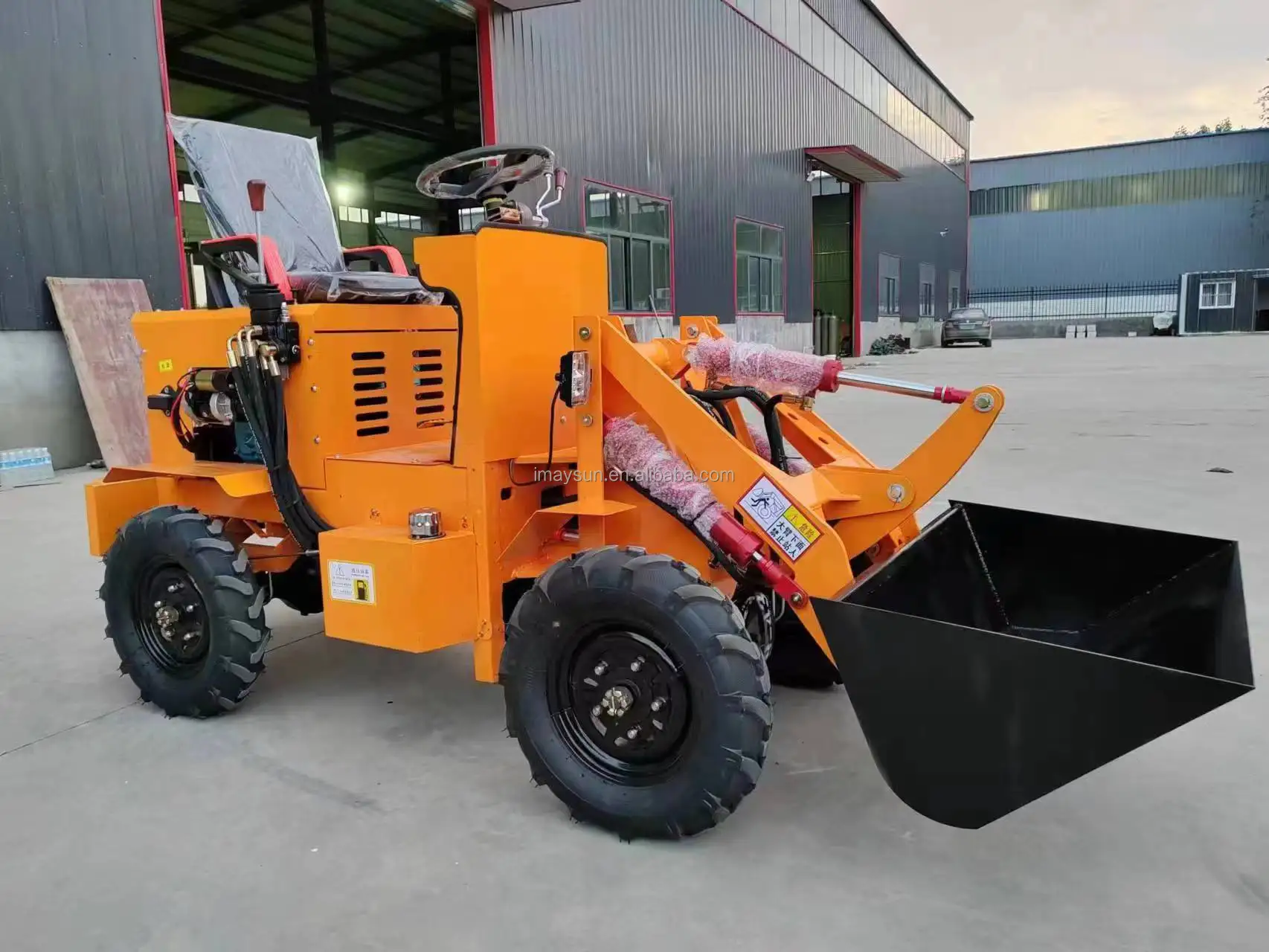 Telescopic Electric Front Loader Small Tractors Mini Wheel Loader for Available