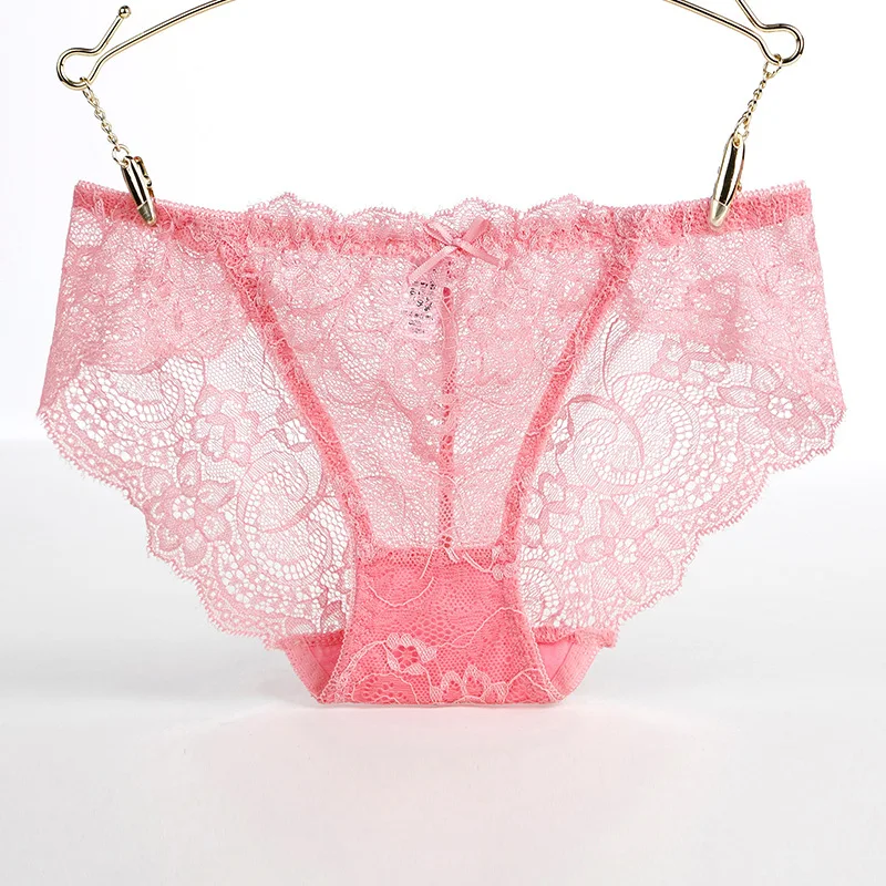 Wholesale Seamless Transparent Lace Panties Ladies Hot Sale women sexy lace underwear wholesale Korea Style girl lace underwear