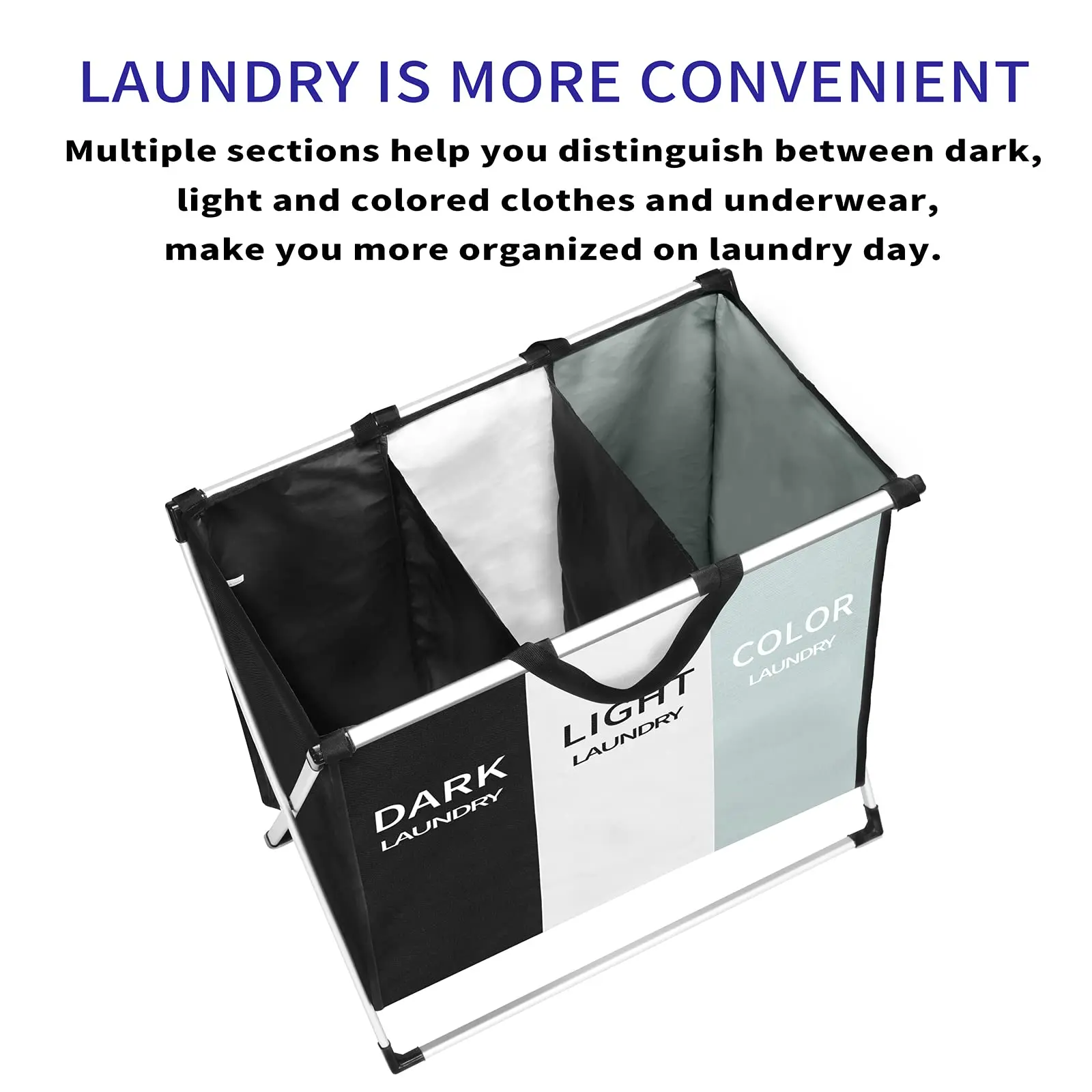 Foldable Laundry Basket Organizer For Dirty Clothes Large Capacity Laundry Hamper WaterProof Home Storage Bag Laundry Sorter