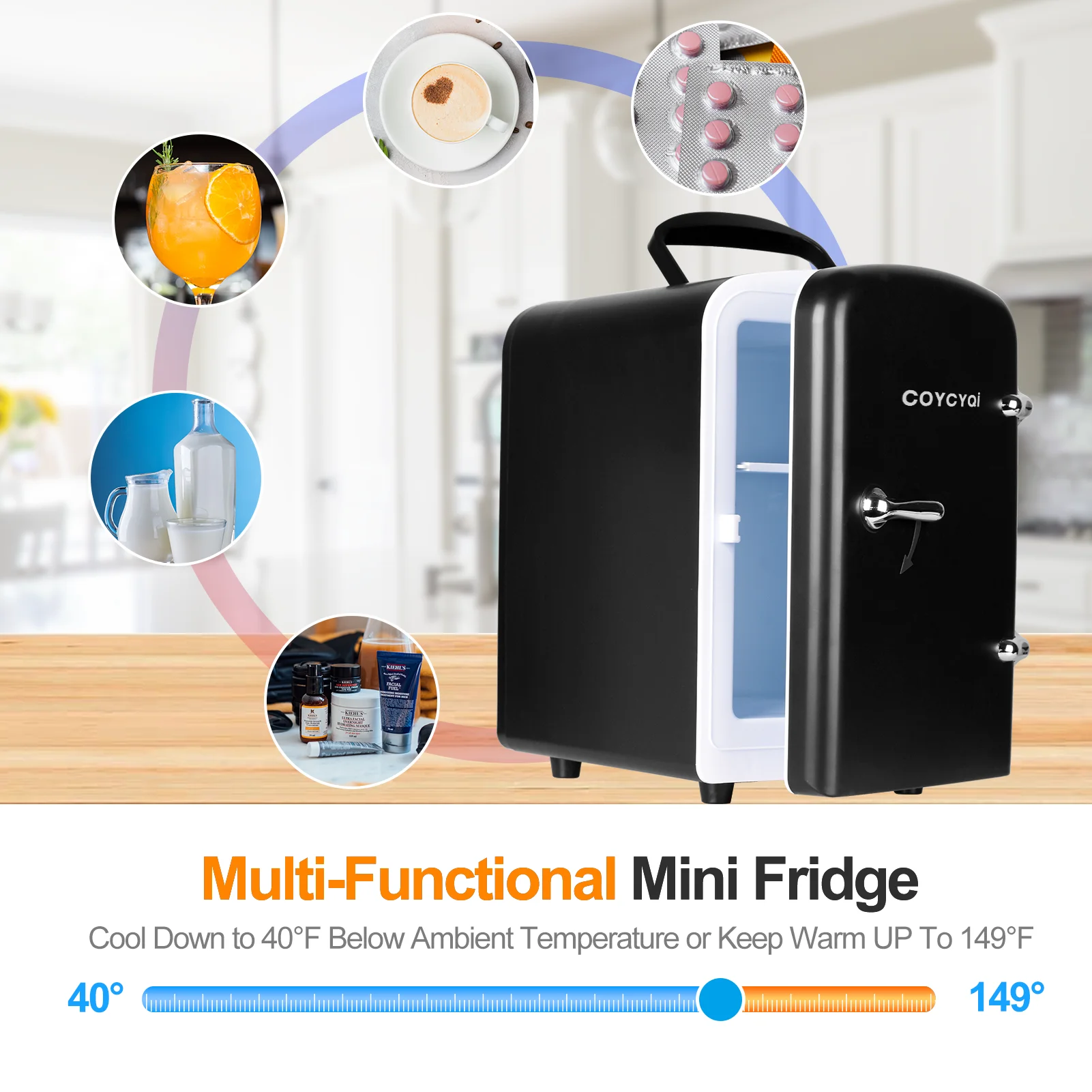 4L wine fridge table top fridge Mini Bar Fridge /Refrigerator/Fridge