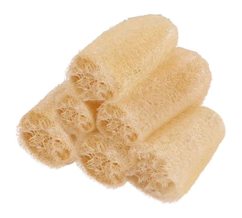 6.3-7.9 Inch Exfoliating Biodegradable Loofah Sponges Cellulose Dish Scouring Scrubber Whole Natural Loofah