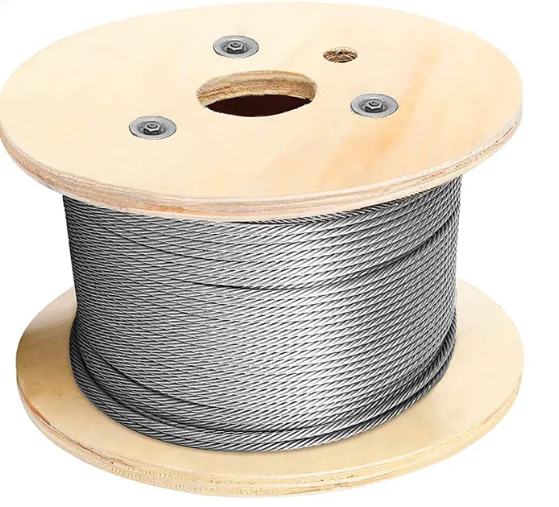 High quality cable wire price for 4mm stainless steel wire rope 3mm diameter 7*19 uk nz hs tariff code balustrade kit and crimps