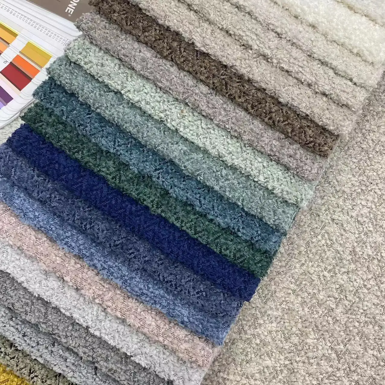 Holland Velvet Home Textile 100%Polyester 3D Emboss sofa fabric new item