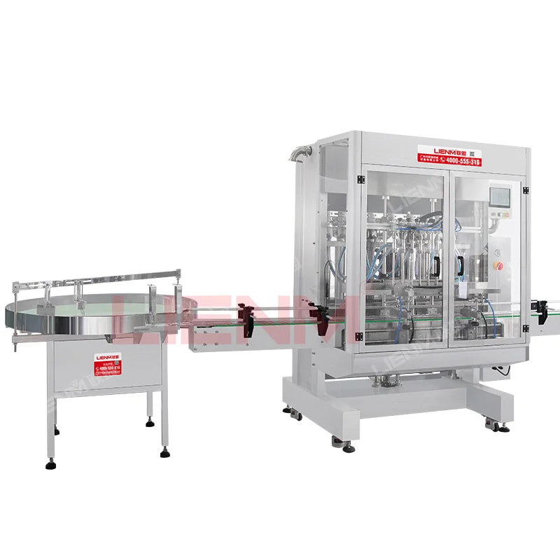 High Accuracy Water Liquid Bottling Equipment Bottle Filling Line Shampoo Lotion Water Filling Machinery for Cosmetics