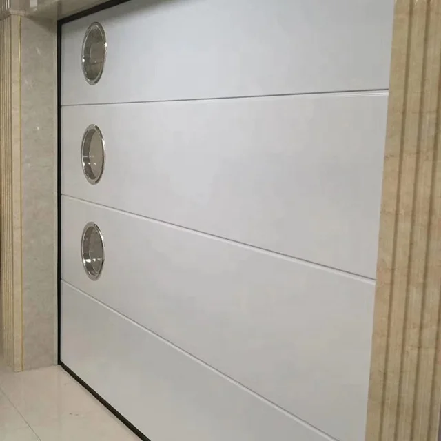 Manufacturer of auto garage door with aluminum alloy heat insulation or steel heat insulation