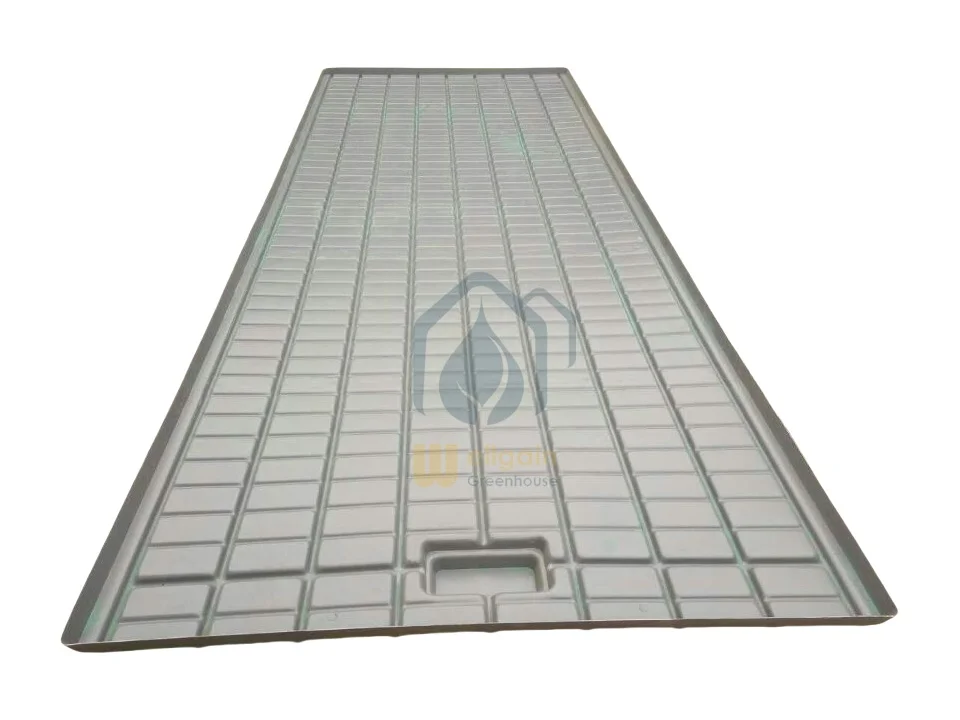 Agriculture hydroponic ebb and flow growing tray ABS big flood tray 2*4ft/4*8ft large bandeja hemp nursery seedbed