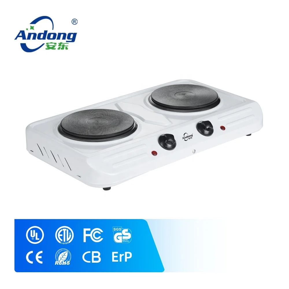 Andong 220V/230V South Africa hot double burner cooking hot plate electric stove small kitchen cooktop cooker