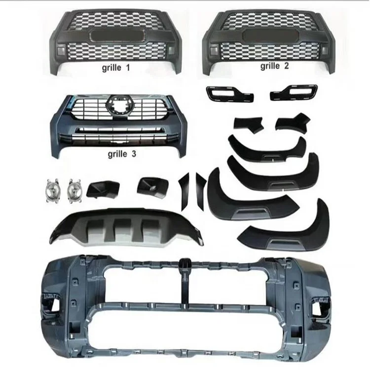 For Hilux Revo Upgrade To 2021 Rocco Complete Body Kits Front Bumper Facelift Conversion