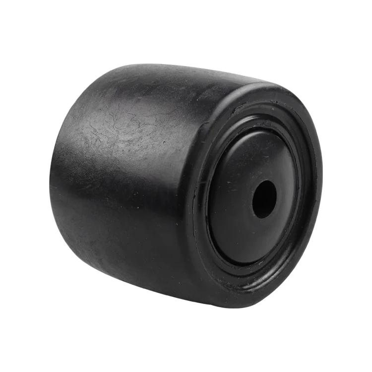 50mm 300kg high bearing black industrial smooth rotation nylon locking plate gravity heavy duty caster wheels