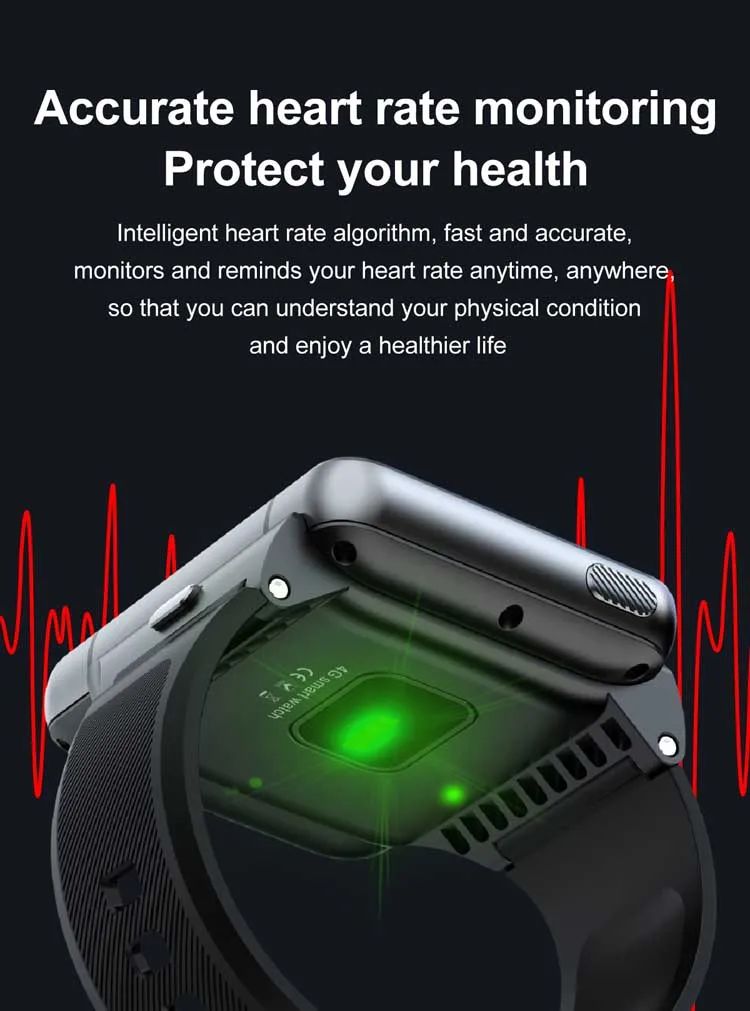 LOKMAT APPLLP Max fashion men smart watch futuristic Silicone strap Touch Screen Android Fitness Track  mobile watch
