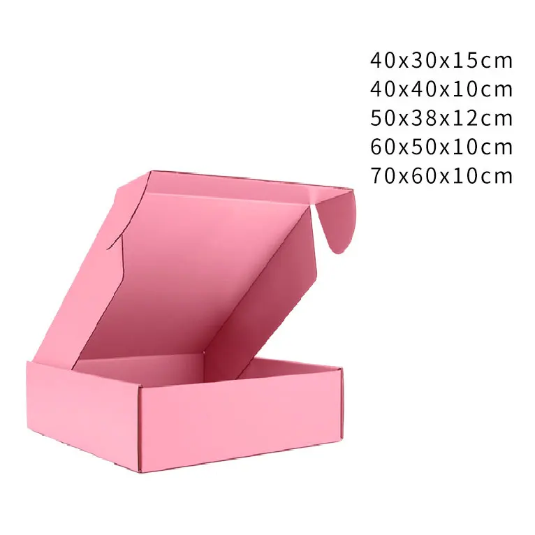 
Stock Pink Shipping Box Extra Large Mailer Box Custom 5 Layers Corrugate Paper Boxes 