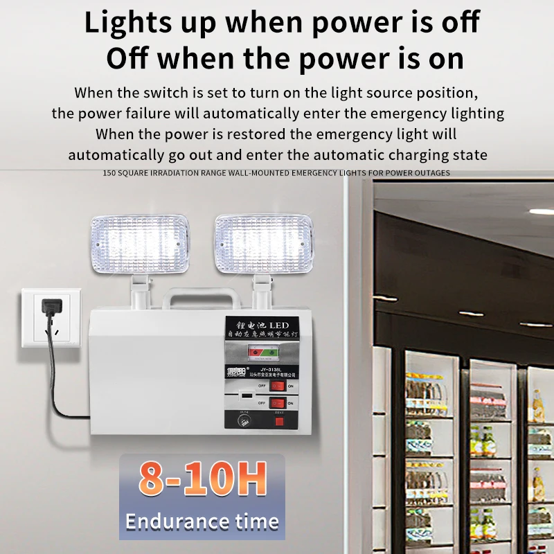 Multi-function automatic emergency lighting LED rechargeable emergency lights