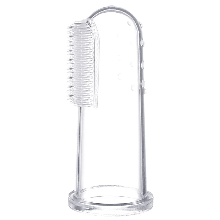 Первый этап BPA бесплатные силиконовые Материал портативный поезд ребенка полости рта привычки детских пальчиковых зубных