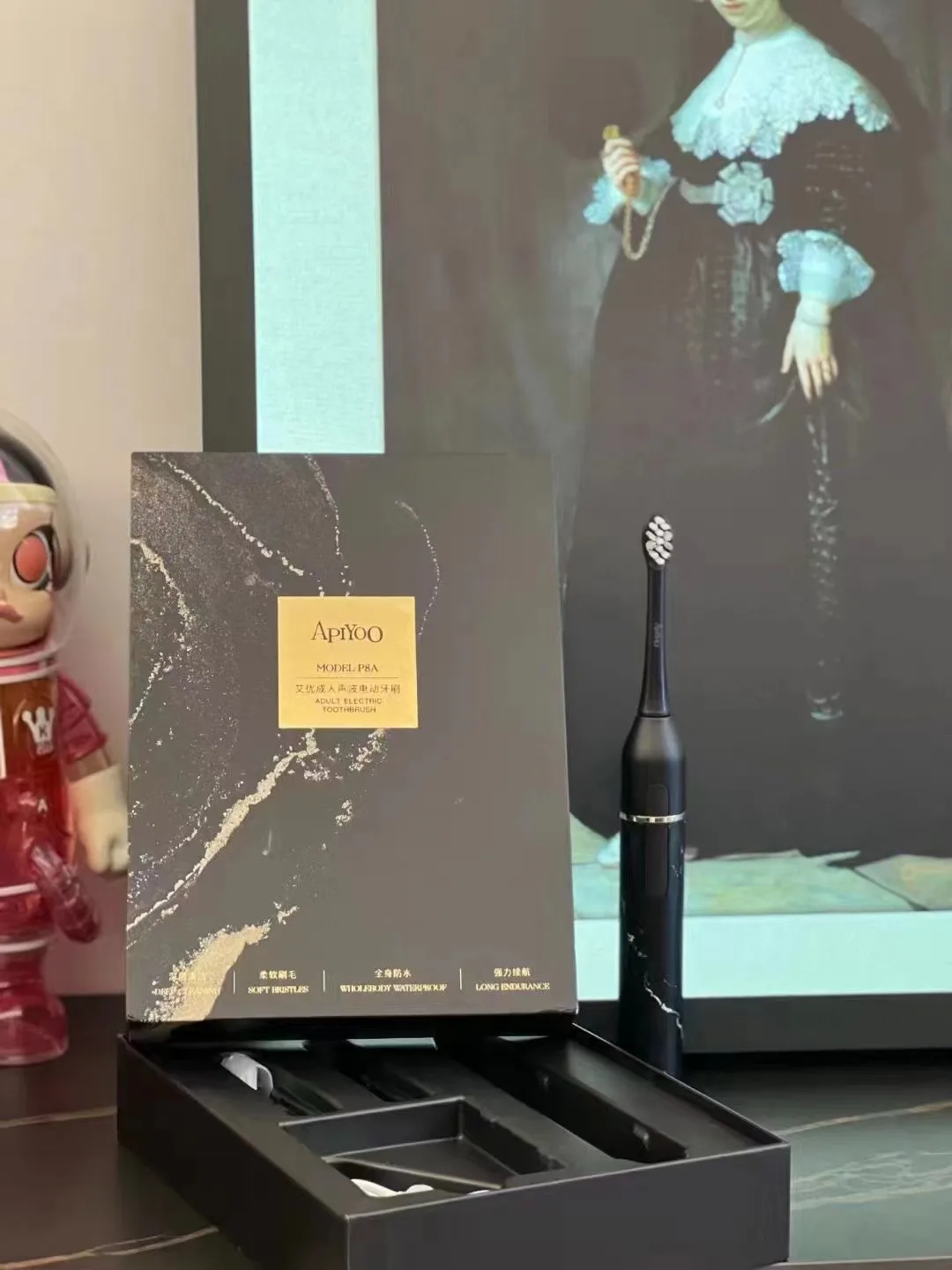 Wholesale Tktk Trending Teeth Whitening 9 Modes IPX7 Waterproof Smart Sonic Electric Toothbrush With Pressure Sensor