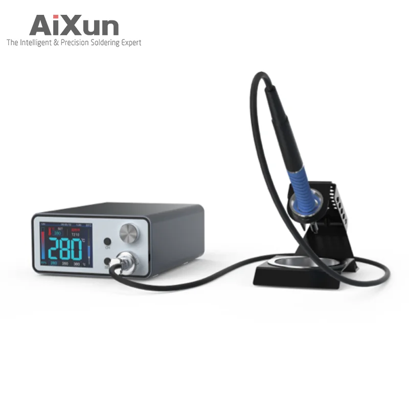 Digital Smd Bga Rework Station Soldering Gun Aixun T3A T12 T245 Soldering Stations