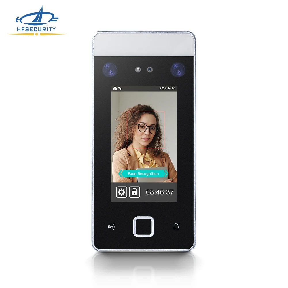 Hot sale HF Security FR05M security camera  Face Recognition Palm Fingerprint scanner for Access Control System