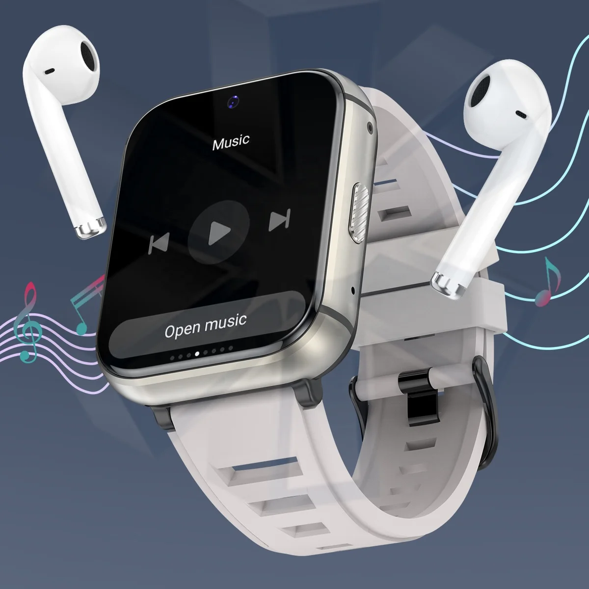 2023 New Arrivals 4G Android GPS Smart Watch with Video Call WiFi Heart Rate Android Phone Call Q668 Smart Watch