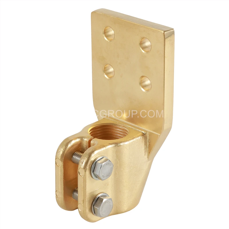 Brass Flag with bolt and washer of transformer bushing 1kv/250A DIN42530