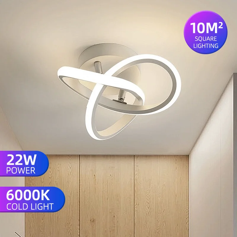 Indoor Lighting For Kitchen Dining Living Room Aisle Corridor Bedroom Decor Ceiling Light Morden Round Modern LED Ceiling Lamp