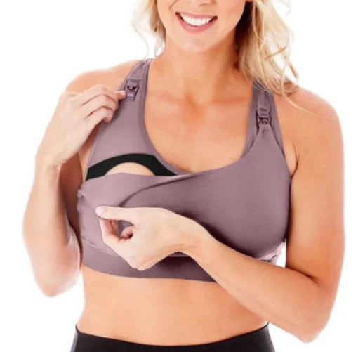 FREE SAMPLE New pregnant nursing bra yoga training nursing bra for pregnant women plus size sports bra for pregnant women
