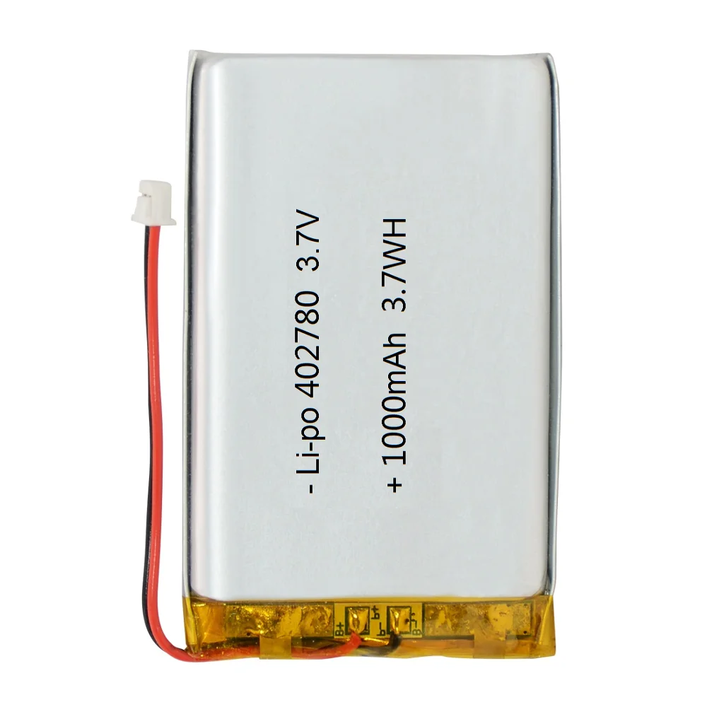 IEC62133 UN38.3 3 7 v 402780 1000mAh литий-полимерная батарея для игрушек бытовая электроника медицинское оборудование косметическое