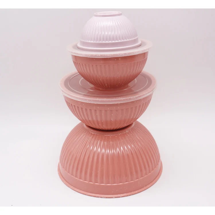 Cheap design custom wholesale High quality plastic food grade melamine mixing storage kid bowl set