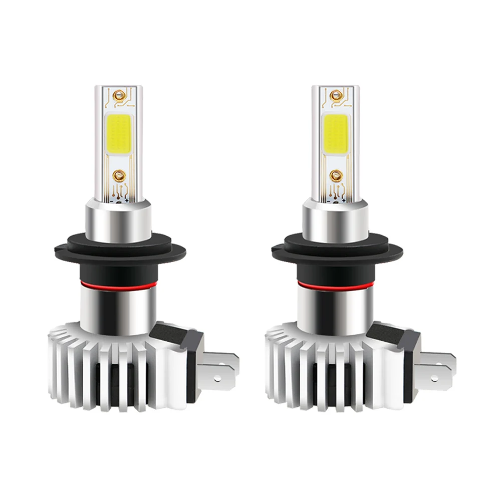 Fan Design Automotive Lighting LED Car Headlight Lamp D9 H7 h4 h1 Single Beam COB LED for Auto Car