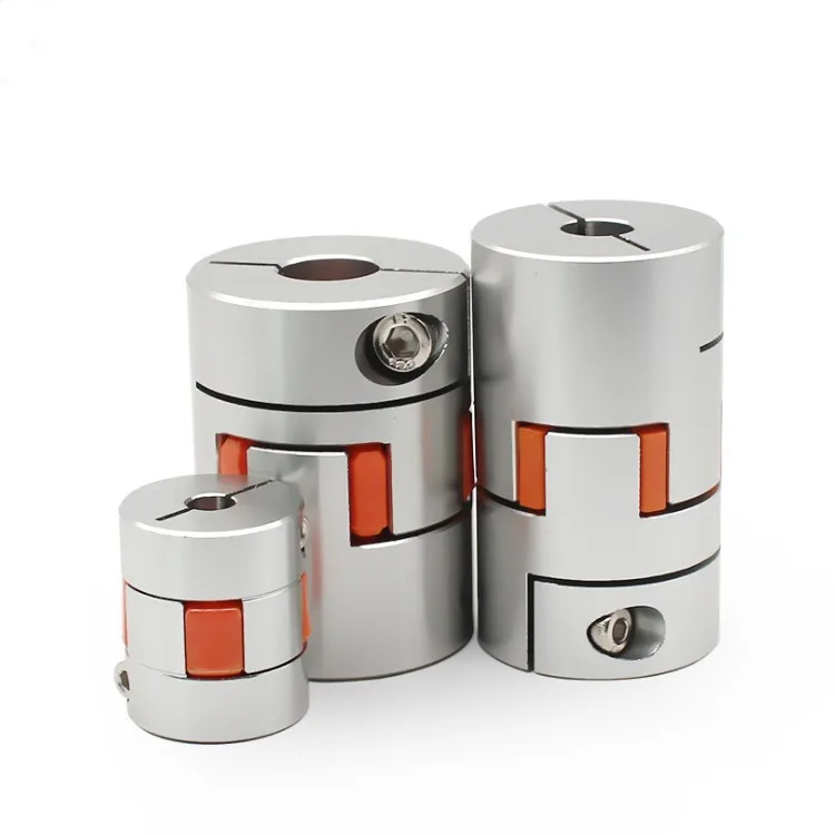 
Flexible plum clamp coupler shaft size CNC Jaw shaft coupling 6/6.35/8/10/12/14/16mm 
