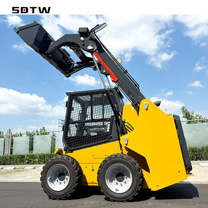 Теперь доступно! Tongwu TWS50 PRO 5T 50 л.с. погрузчик с скользким поворотом Уникальный Большой фронтальный распродажа гидравлический производитель