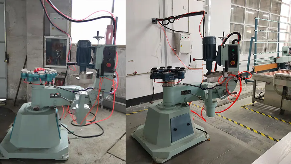 Automatic Round Oval Mirror Glass Polishing Beveling Machine