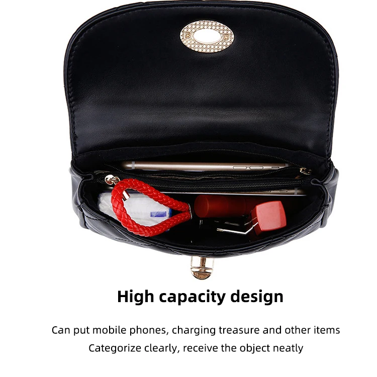 2022 новый дизайн верхний слой из натуральной кожи текстура сафьяно модная черная поясная сумка с металлической