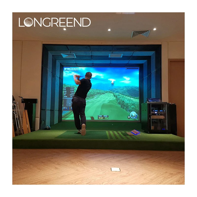 LONGREEND Golf indoor simulation course Home high-speed camera simulator indoor golf practice