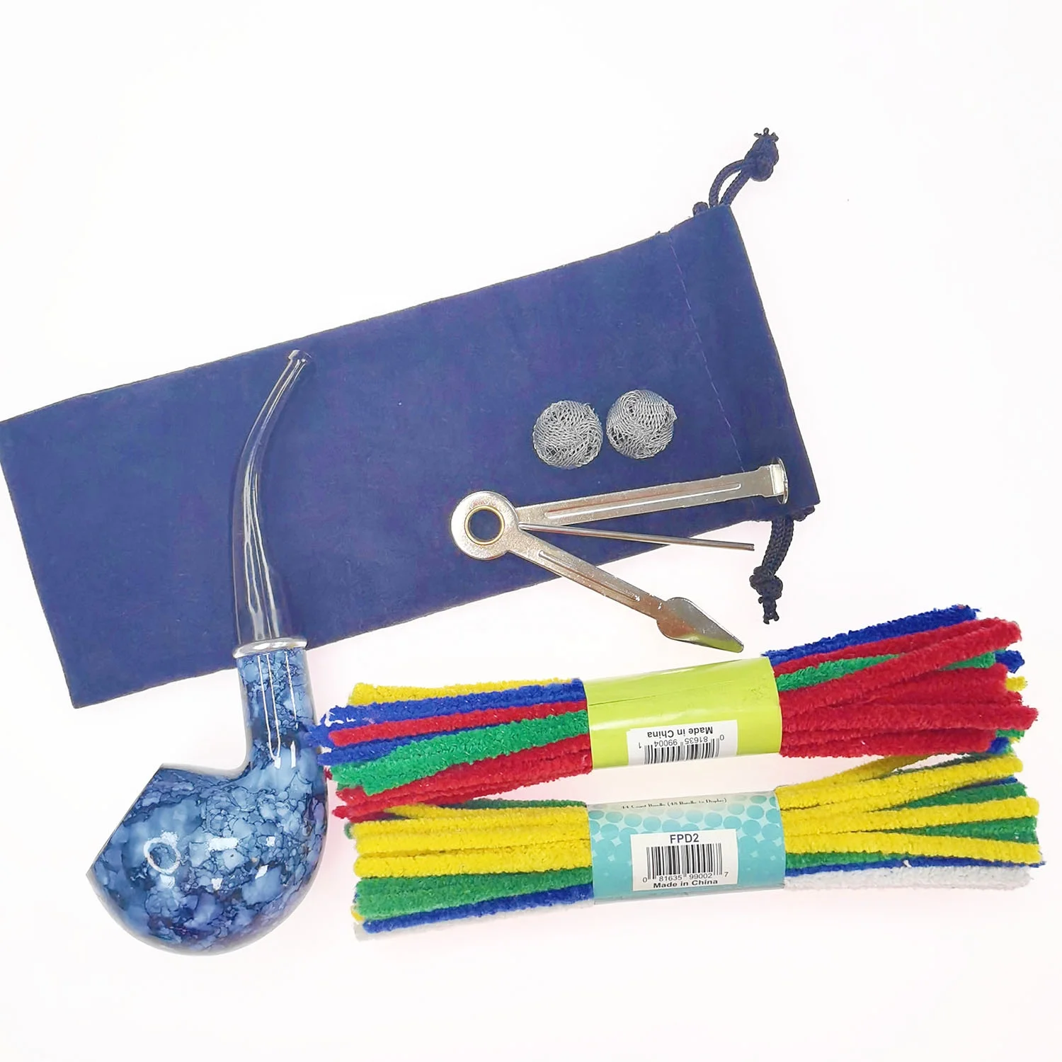 Smokers Beginner Sets Smoking Pipe With Accessories Filter Screen Filter 3 In 1 Smoking Pipe Cigarette Set