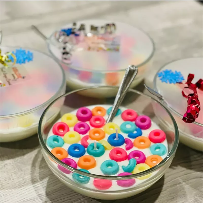Soy Wax Handmade cereal candles Custom Scent Coconut  Scented Candle