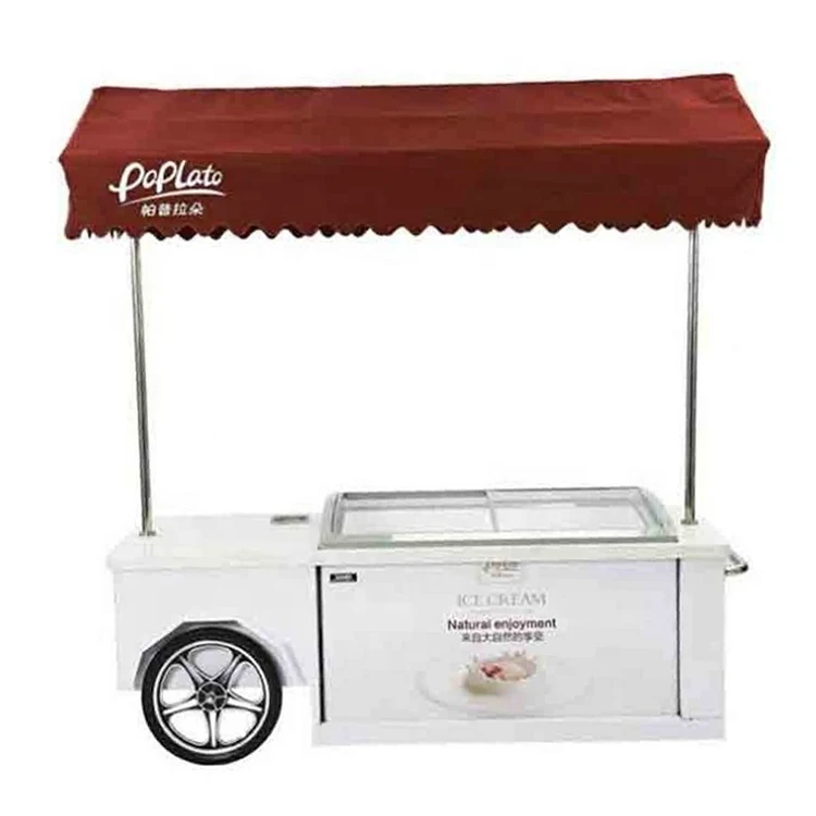 2022 Manufacturers Sell New Argentine Flavor Ice Cream Trolley Tent Ice Cream Activity Trolley