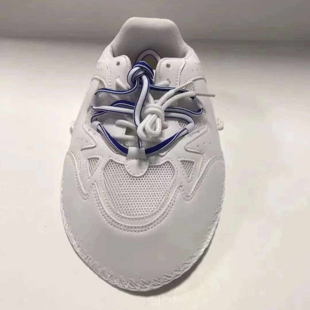Outdoor Breathable Casual Running Men Sport PVC Kpu Lace-up sneakers Shoes Upper