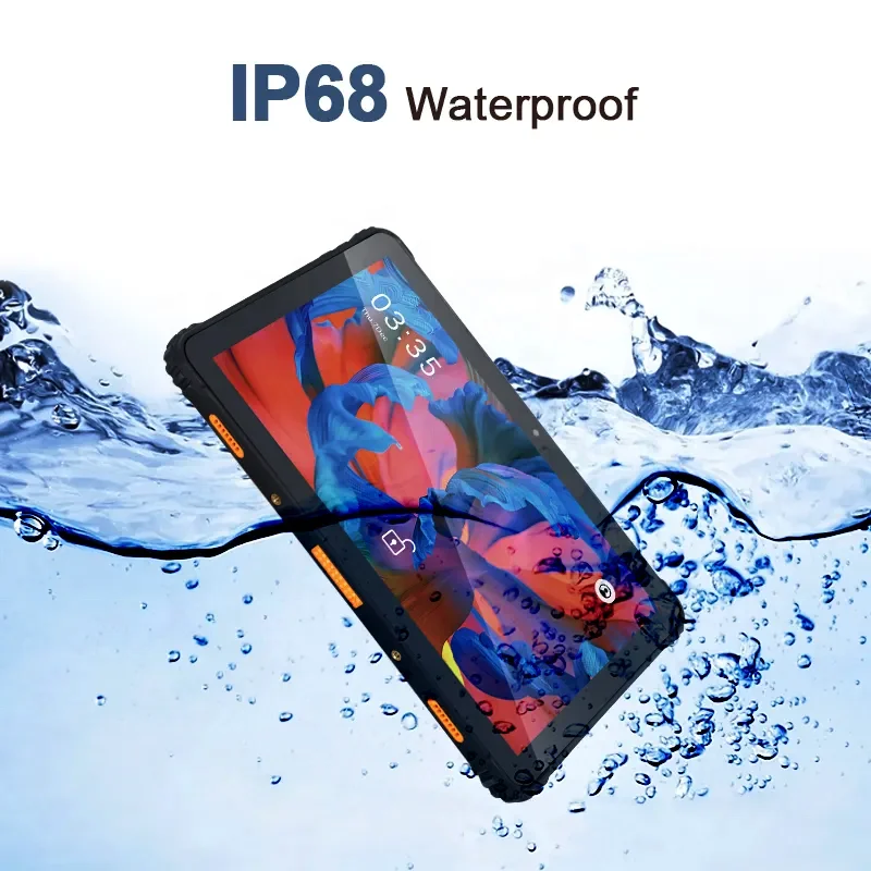 4G Android Smart прочный планшетный ПК IP68 водонепроницаемая защита промышленный Прочный планшет сборщик данных GPS NCF портативный