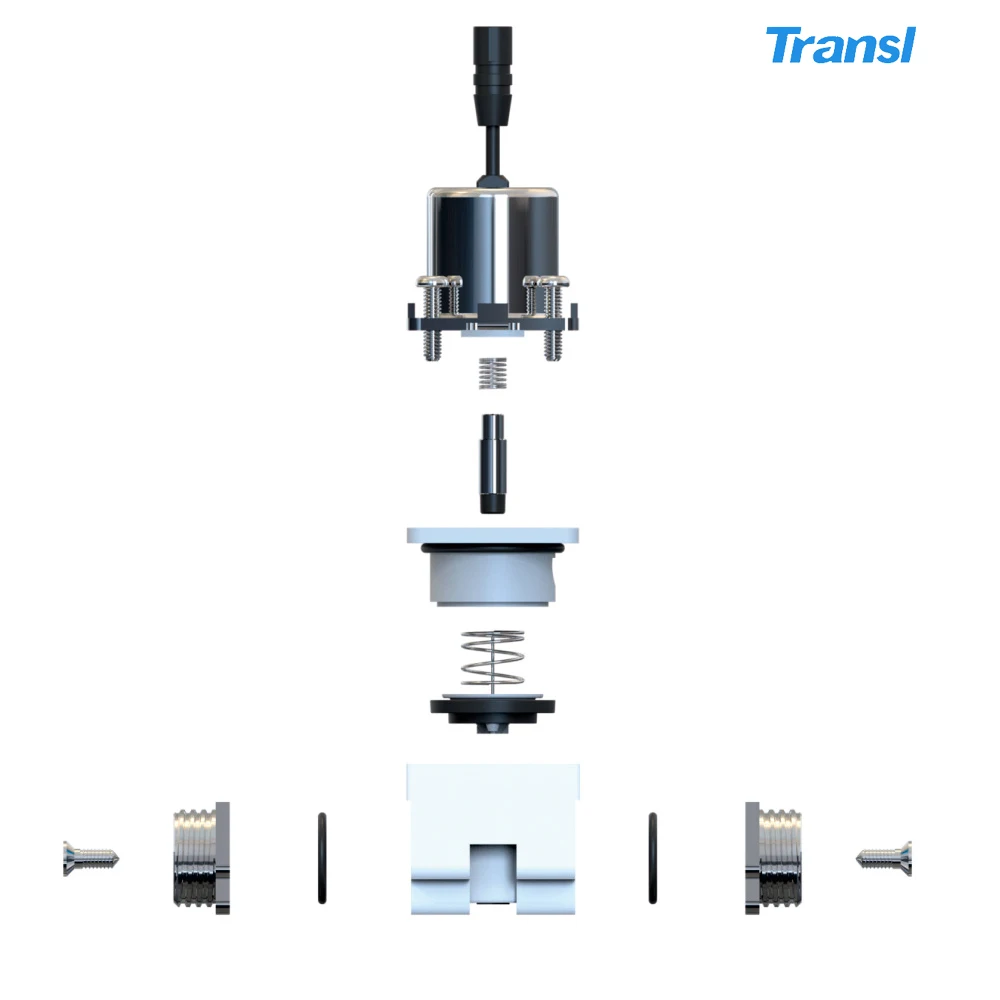 Transl DC 3V 6V 12V G 1/2 inch plastic bistable pulse water automatic touchless urinal toilet flush solenoid valve