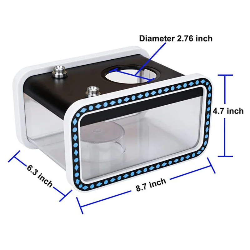 custom Cube Deluxe Square Acrylic Plastic Hookah With Gorgeous Multicolor Led Light Narguile Shisha Hookah