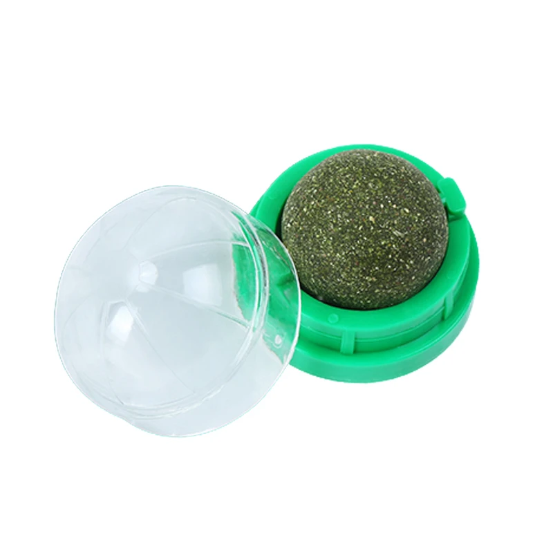 Pet cat toy rotating cat mint ball cat sugar wood polygonum viviparum snack