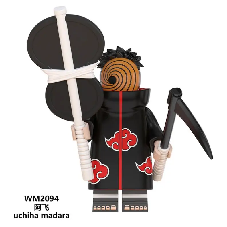 Anime  Yahiko Konan Uchiha Itachi Hoshigaki Kisame Madara Collection Mini Action Figures Building Blocks Kids Toys