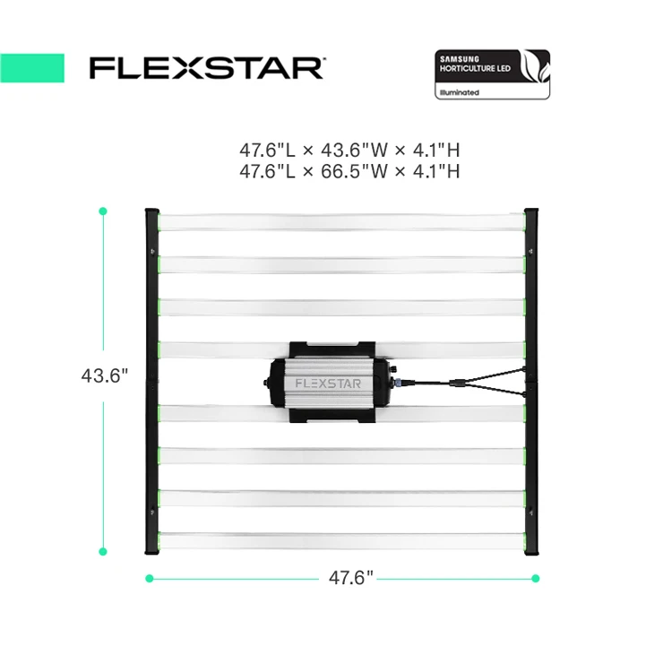 Flexstar DLC/TISI/ETL одобренный 720 ватт Ip66 Номинальный 301B/301H полный спектр 4x6 футов